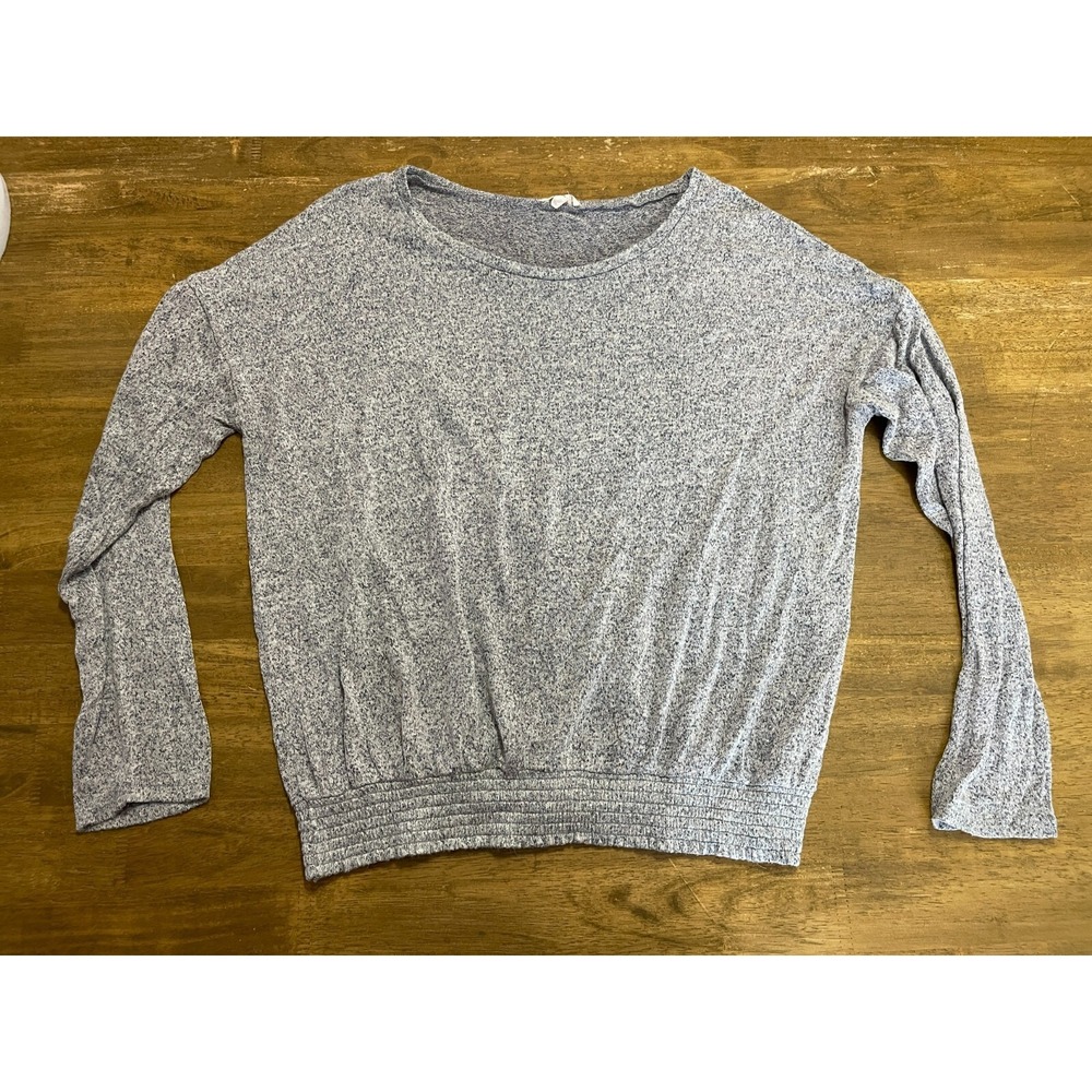 Como Blu Shirt, Women's Size XL, Gray, Long Sleeve, Boat Neck